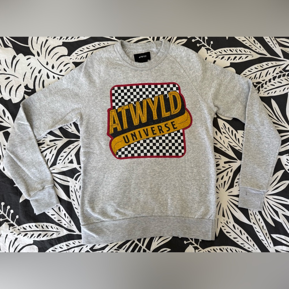 ATWYLD women’s grey crew neck hoodie